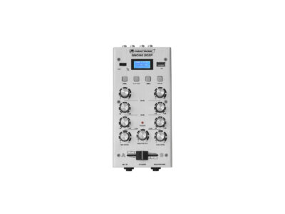OMNITRONIC GNOME-202P, 2-kanálový, USB, MP3, Bluetooth, stříbrný