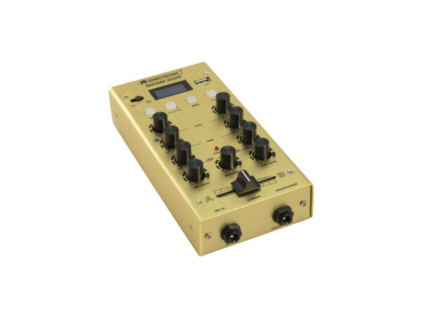 OMNITRONIC GNOME-202P, 2-kanálový, USB, MP3, Bluetooth, zlatý - Image 2
