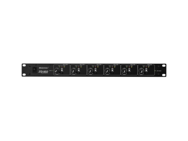 Omnitronic ZD-160B, zónový distributor, černý