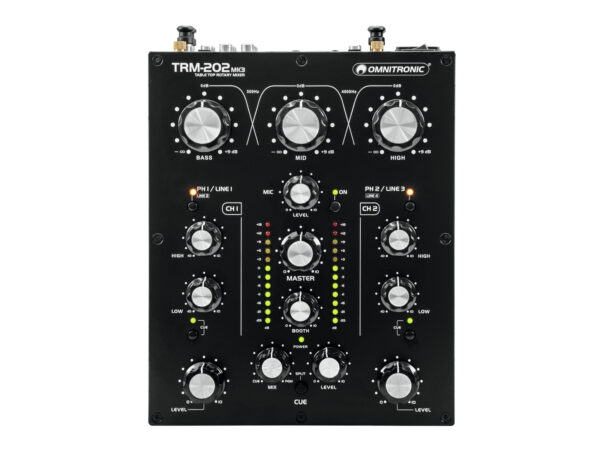Omnitronic TRM-202MK3, 2-kanálový mixážní pult