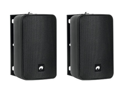 Omnitronic ODP-204 nástěnný 4" reproduktor 40W, 16 Ohm, IP54, černý, cena / pár