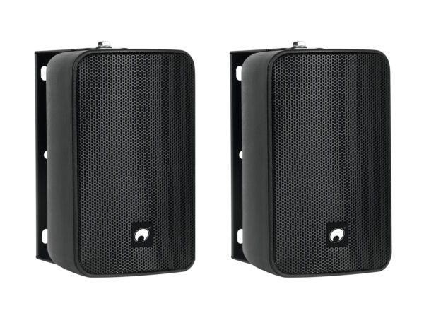 Omnitronic ODP-204 nástěnný 4" reproduktor 40W, 16 Ohm, IP54, černý, cena / pár