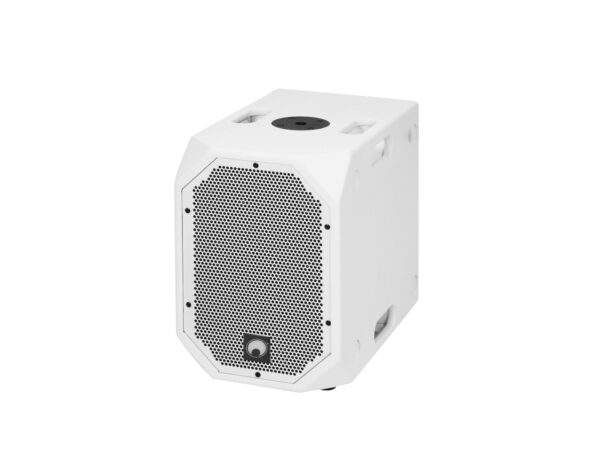 Omnitronic BOB-10A DSP 10" subwoofer, 900W, Bluetooth, bílý - Obrázek 2