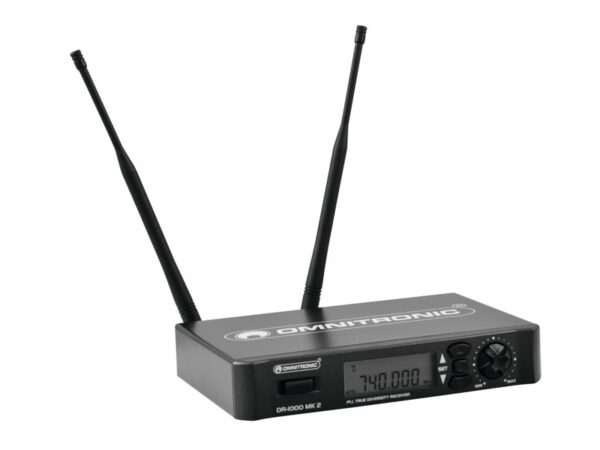 Omnitronic DR-1000 MK2, bezdrátový přijímač UHF - Image 2