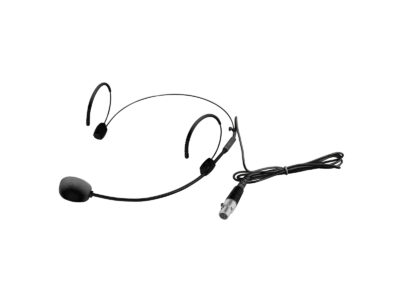 Omnitronic UHF-300 náhlavní mikrofon, černý