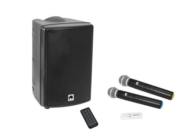 Omnitronic Set WMAS-08BT MK2 wireless PA system + UWM-2HH USB bezdrátové mikrofony