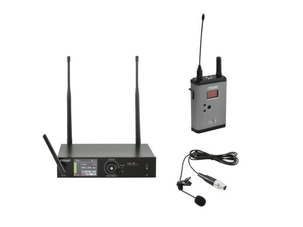 PSSO Set WISE ONE+BP+klopový mikr., 1-kanálový bezdrátový mikrofonní set 823-832 MHz / 863-865 MHz