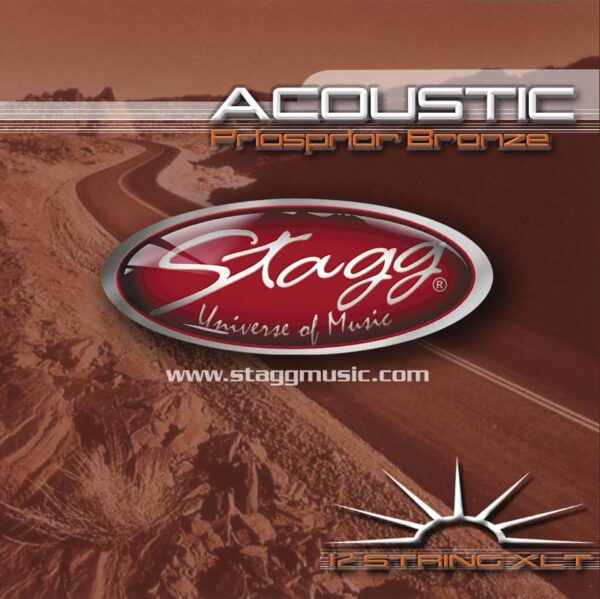 Stagg AC-12ST-PH, sada strun pro 12-ti strunnou kytaru, extra light