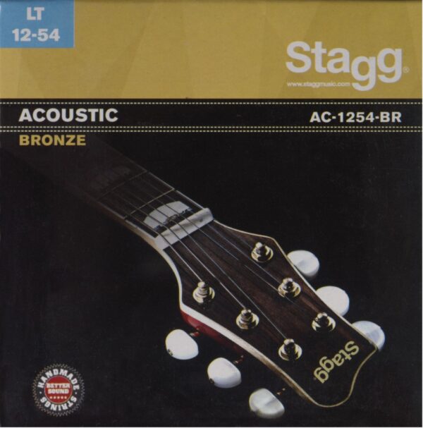 Stagg AC-1254-BR, sada strun pro akustickou kytaru, light