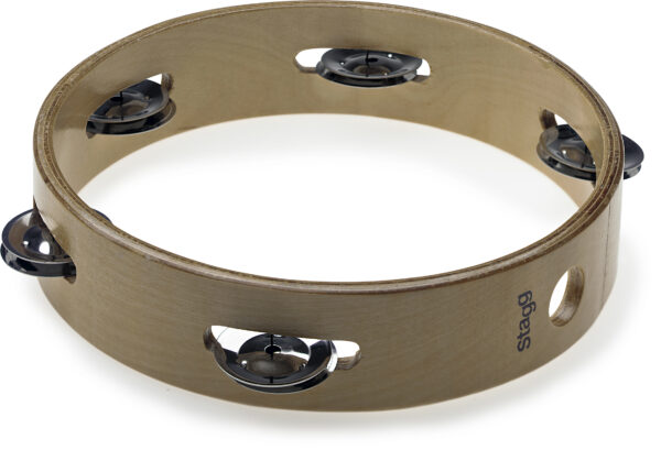 Stagg STA-3108, dřevěná tamburína, 8"