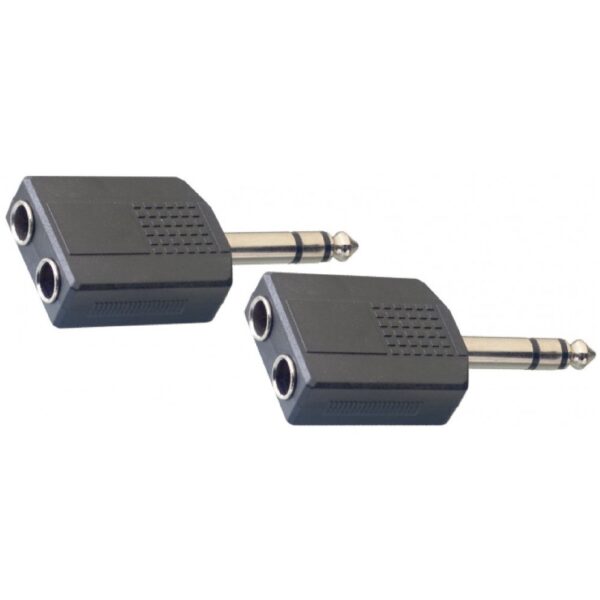 Stagg AC-PMS2PFH adaptér, 2 x jack samice na 1 x jack samec, 2 kusy