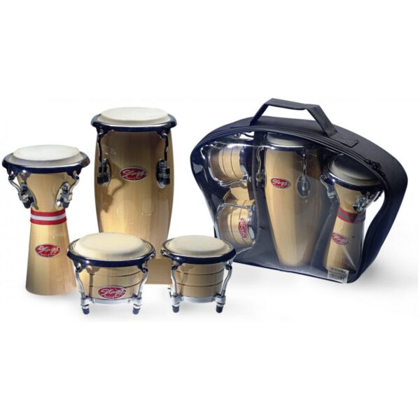 Stagg BCD-N-SET, sada malých dřevěných perkusí - Image 2