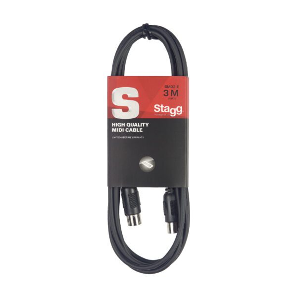 Stagg SMD2 E, kabel midi DIN/DIN, 2m - Obrázek 2