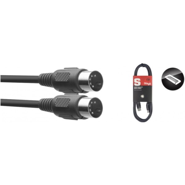 Stagg SMD6 E, kabel midi DIN/DIN, 6m - Image 2