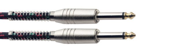 Stagg SGC6VT BK, nástrojový kabel Jack/Jack, 6 m, černý
