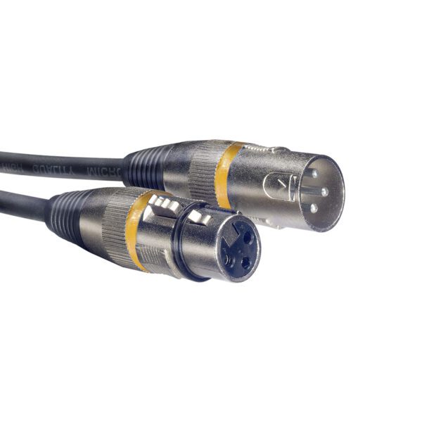 Stagg SMC6 YW, mikrofonní kabel XLR/XLR, 6m, žluté kroužky - Image 2
