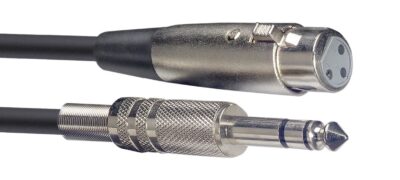 Stagg SAC6PSXF DL, kabel JACK/XLR, 6m