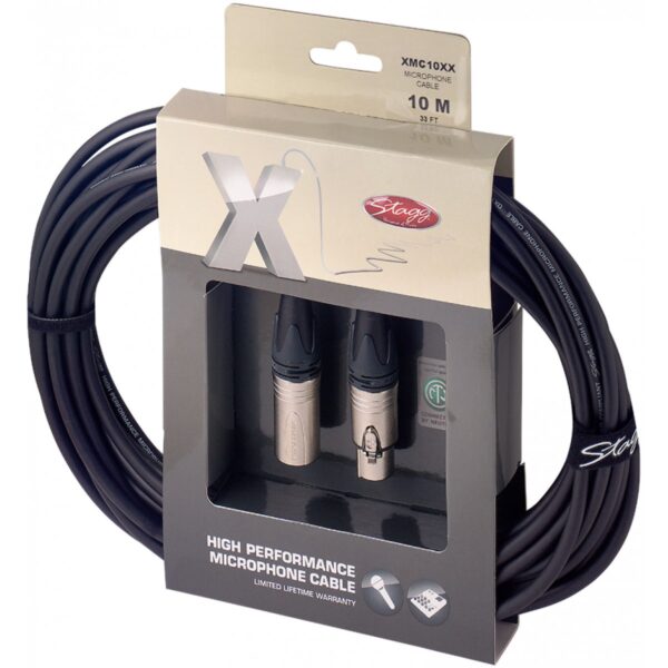 Stagg XMC10XX, kabel XLR/XLR, 10m - Image 2