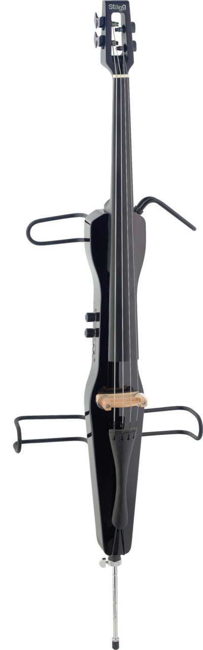 Stagg ECL 4/4 BK, elektrické violoncello, černé