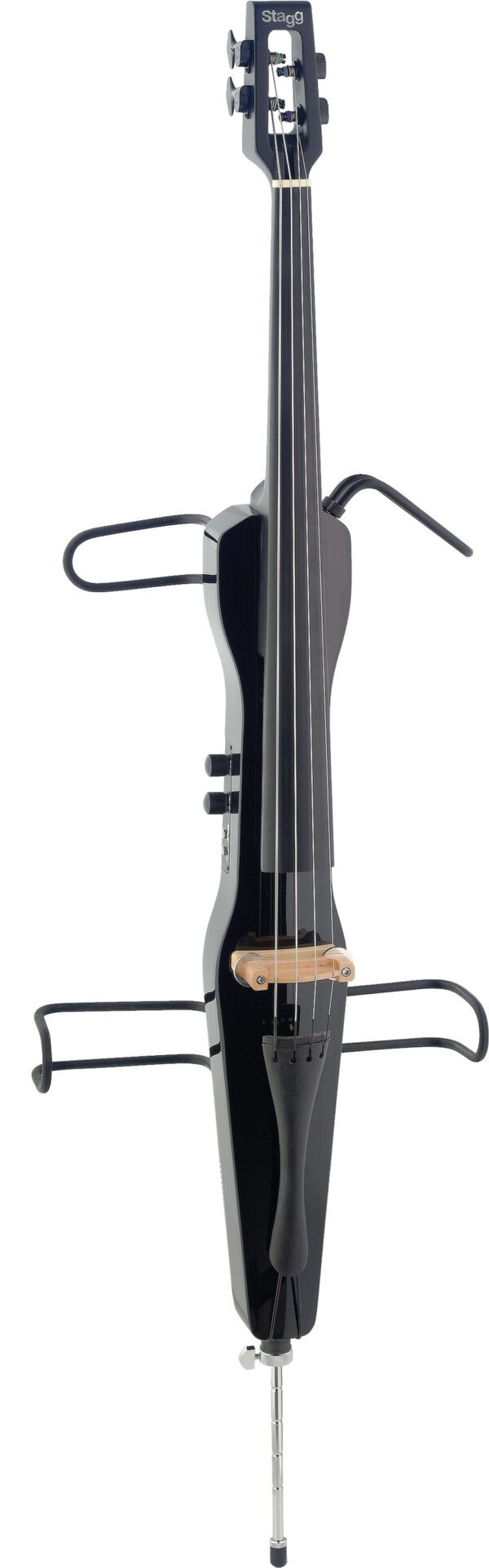 Stagg ECL 4/4 BK, elektrické violoncello, černé
