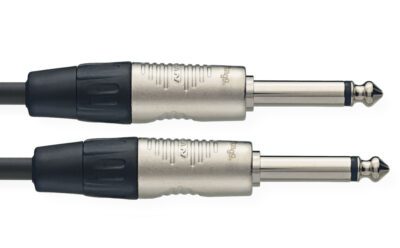 Stagg NPC030R, kabel JACK/JACK, 30cm