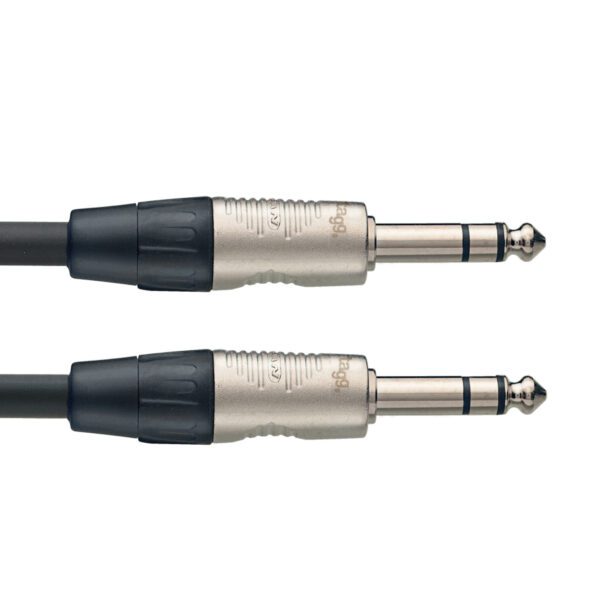 Stagg NAC3PSR, kabel stereo JACK/JACK, 3m - Image 2
