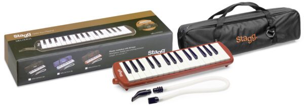 Stagg MELOSTA32 RD, klávesová harmonika, červená - Image 2