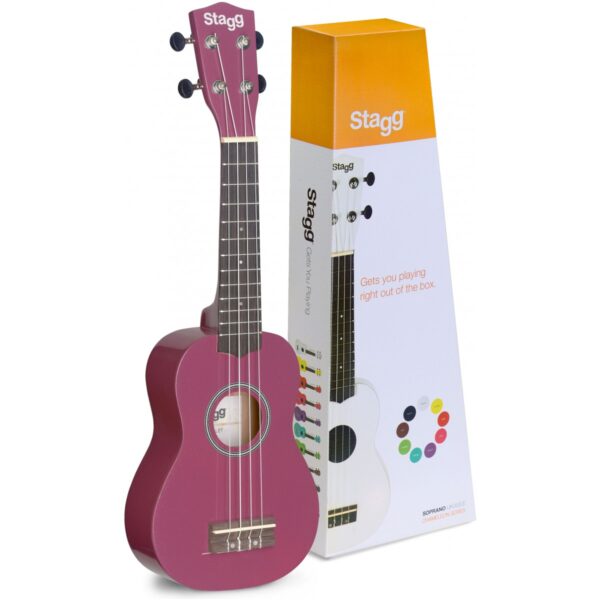 Stagg US VIOLET, sopránové ukulele, fialové - Image 2