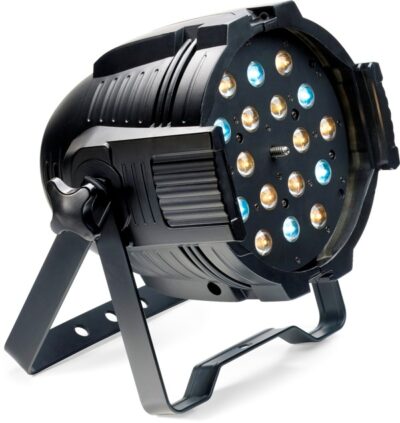 Stagg LED PAR MLZ-18x3W studená/teplá bílá DMX černý, LED reflektor