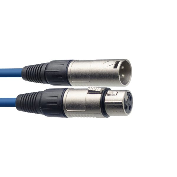 Stagg SMC10 CBL, mikrofonní kabel XLR/XLR, 10m, modrý - Image 2