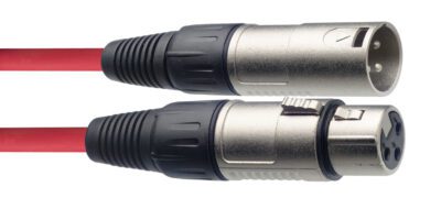 Stagg SMC10 CRD, mikrofonní kabel XLR/XLR, 10m, červený