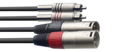 Stagg STC6CMXM Dvojitý kabel, 6m
