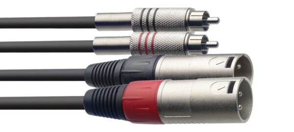 Stagg STC6CMXM Dvojitý kabel, 6m