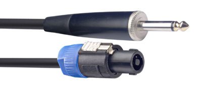 Stagg SSP6SP15, reproduktorový kabel Speakon/Jack, 6m