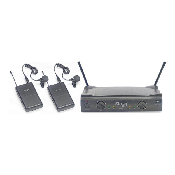 Stagg SUW 50 LL EG, 2-kanálový bezdrátový mikrofonní set 863,8 MHz / 864,5 MHz - Image 2