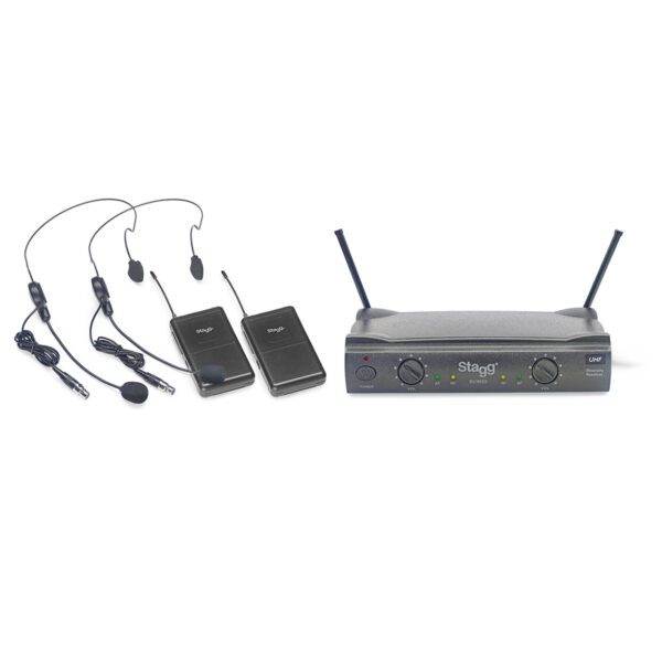 Stagg SUW 50 HH EG EU, 2-kanálový bezdrátový mikrofonní set 863,8 MHz / 864,5 MHz - Image 2