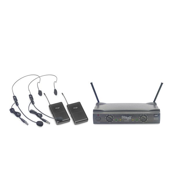 Stagg SUW 50 HH FH EU, 2-kanálový bezdrátový mikrofonní set 864,2 MHz / 864,7 MHz - Image 2