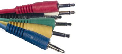 Stagg SPC030MJ E, 6x propojovací kabel Mini Jack/Mini Jack, 30 cm, různé barvy