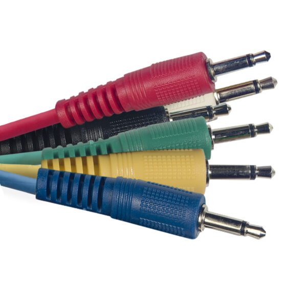 Stagg SPC060MJ E,  6x propojovací kabel Mini Jack/Mini Jack, 60 cm, různé barvy - Image 2