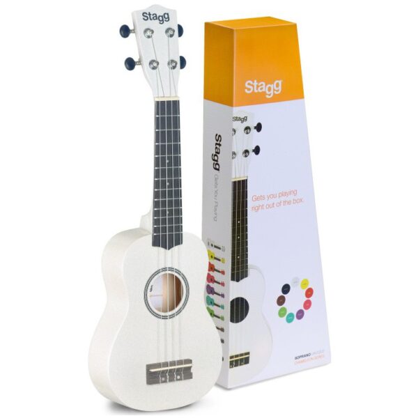 Stagg US WHITE, sopránové ukulele, bílé - Image 2