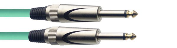 Stagg SGC3DL CGR, kabel JACK/JACK, 3 m, zelený