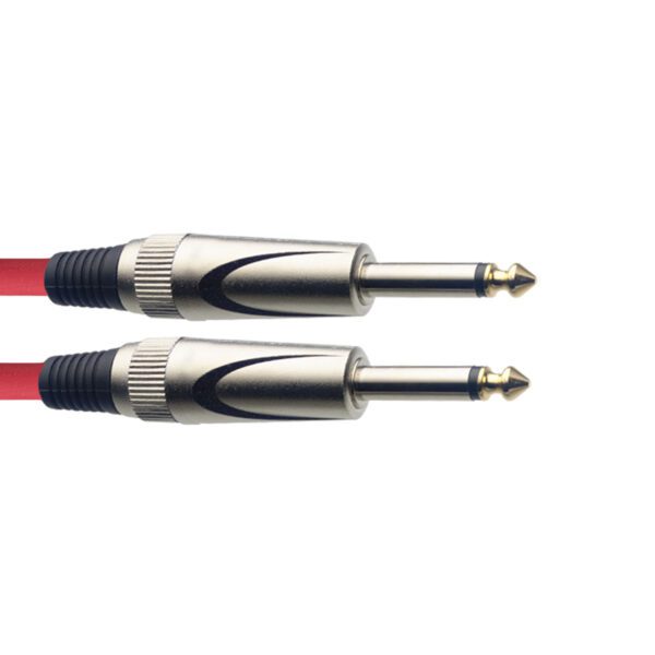 Stagg SGC3DL CRD, kabel JACK/JACK, 3 m, červený - Obrázek 2