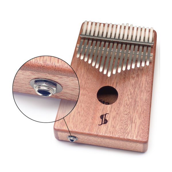 Stagg KALI-PRO17E-MA, elektroakustická kalimba, 17 tónů, mahagon - Image 2