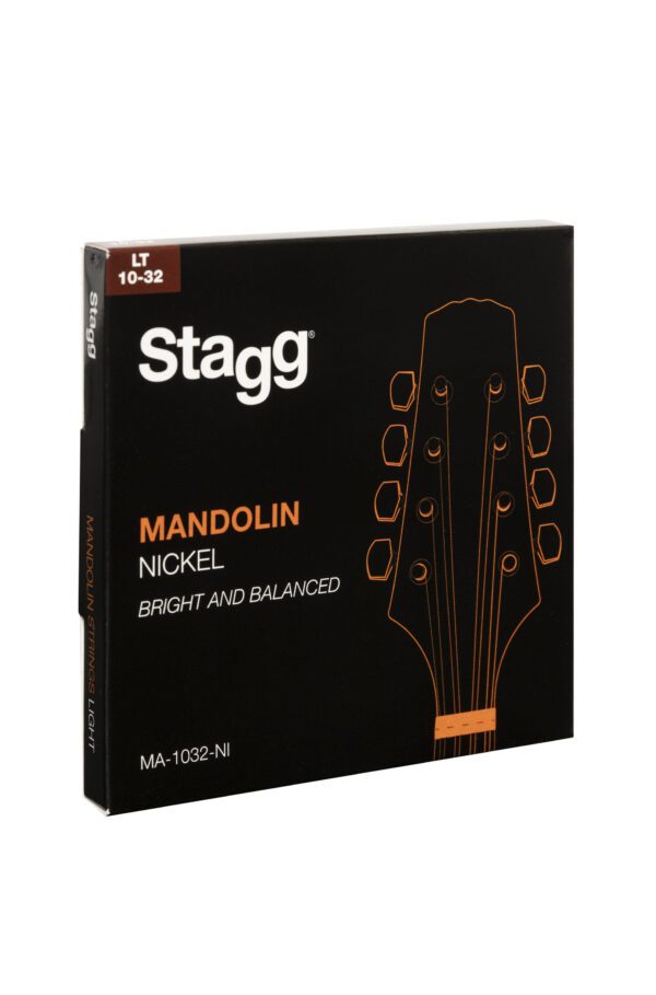 Stagg MA-1032-NI, sada strun pro mandolínu, light