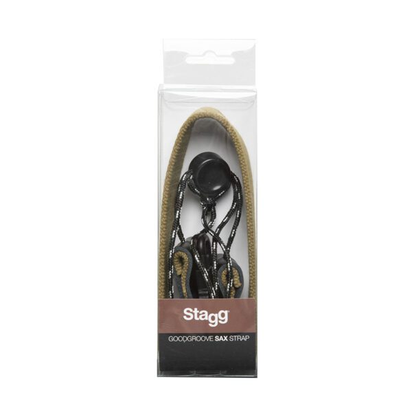 Stagg SAX STRAP4 OL, popruh pro saxofon, olivový - Image 2