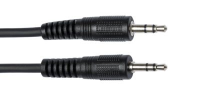 Stagg SAC030MPSMPSB, propojovací kabel mini Jack - mini Jack, 30 cm