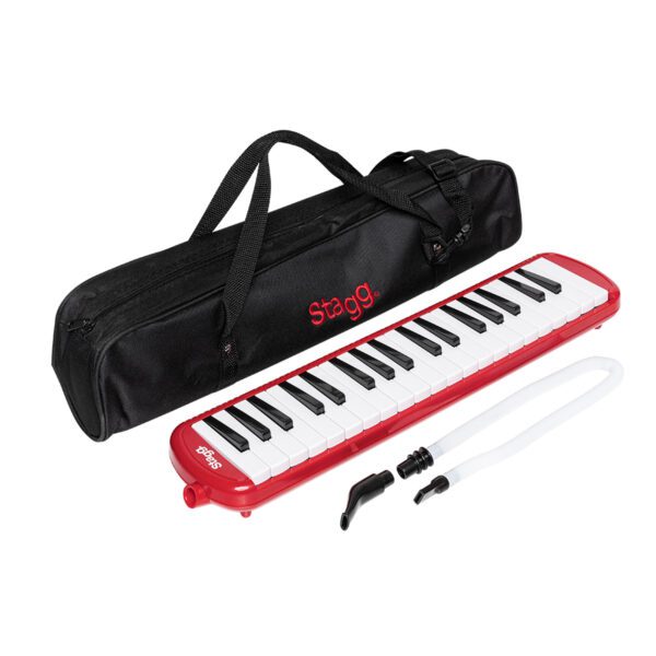 Stagg MELOSTA37 RD, klávesová harmonika, červená - Obrázek 2