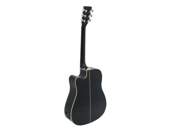 Dimavery DR-520, elektroakustická kytara typu Dreadnought, černá - Image 2