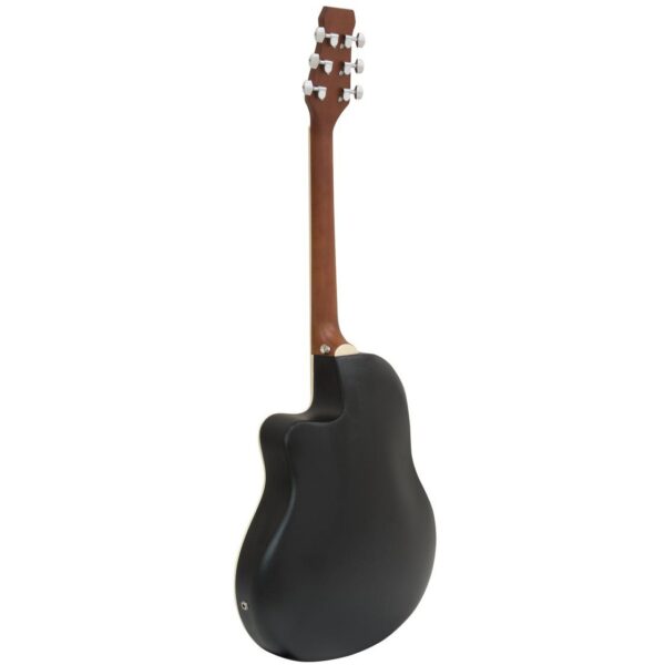 Dimavery RB-300, elektroakustická kytara typu Ovation, černá - Image 2