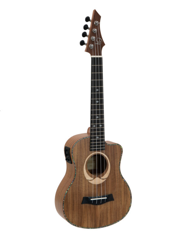 Dimavery UK-200, elektroakustické tenorové ukulele, přírodní